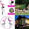 2pcs Solar Flamingo Light Waterproof Outdoor Solar Pathway Led Light for Garden Lawn